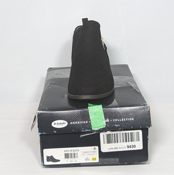NEW Dr. Scholl's Shoes womens Rate Zip Ankle Boot Sz 9.5 black - Picture 5 of 5
